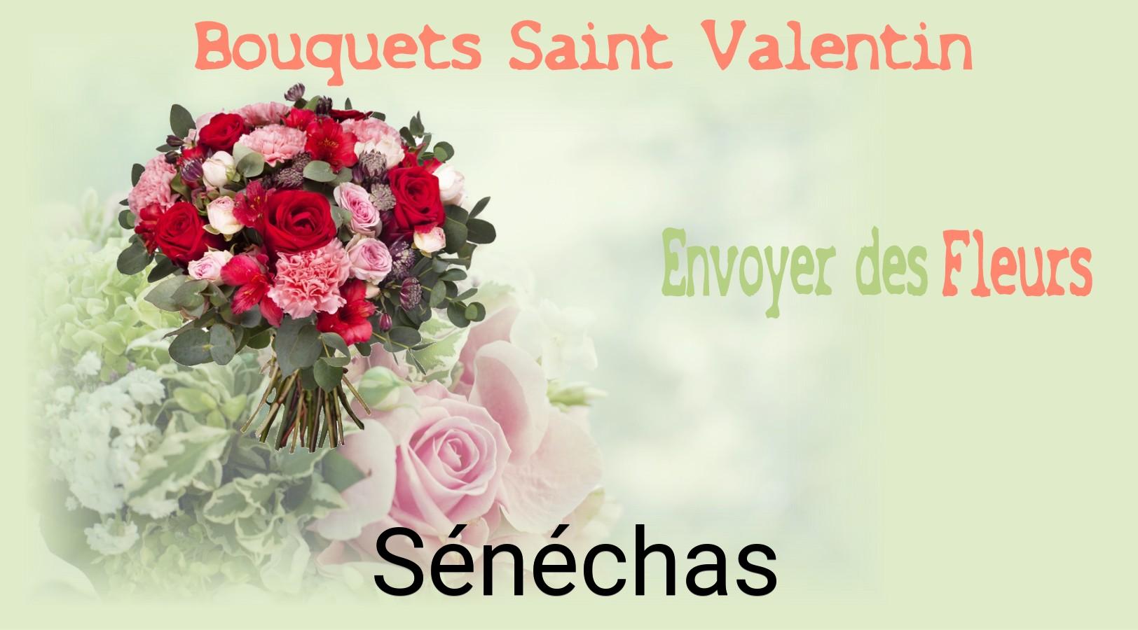 Roses de Saint-Valentin livrées à Sénéchas